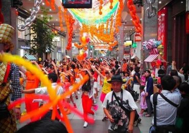AEL MATSUYAMA　開業セレモニー　AEL GREETING FESTA　パレード風景3